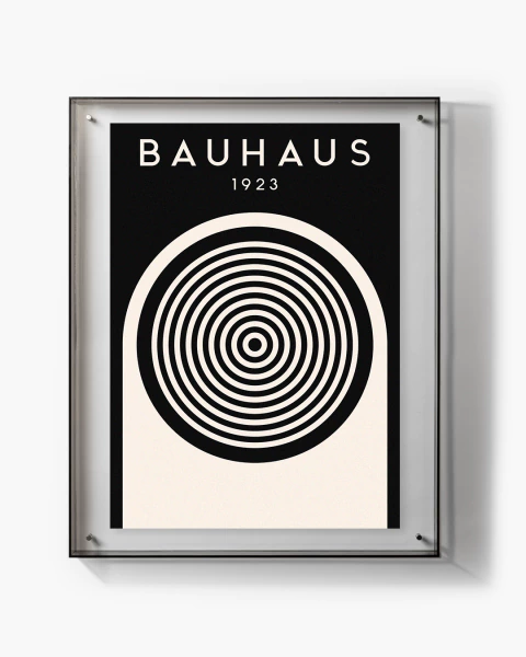 Cuadro con póster de exposición Bauhaus, 1923 - comprar online