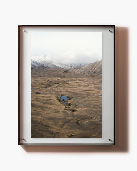 Oasis desde la alturas - Paisaje en acrílico - comprar online