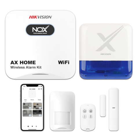 Alarma Hikvision Ax Home Wifi Sensores Control y Sirena Exterior - comprar online