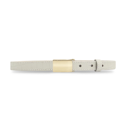 Cinto Eleanor Croco Off White - comprar online