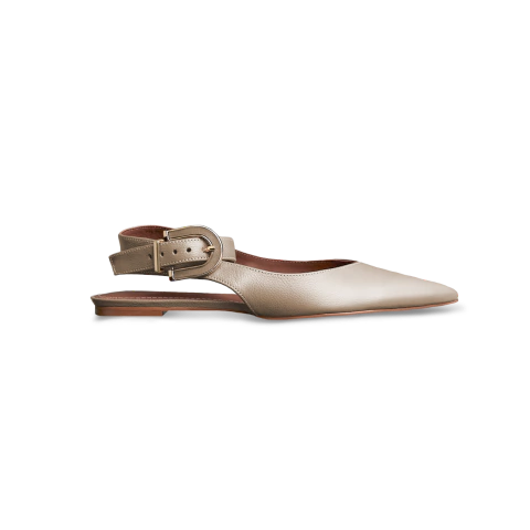 Sapatilha Slingback Helena Khaki - comprar online