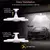 Foco Led Plegable de 4 Alas Luz Fria