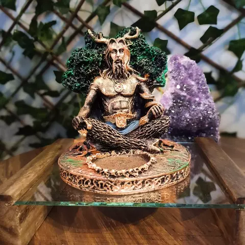 Cernunnos Incensário e Porta velas