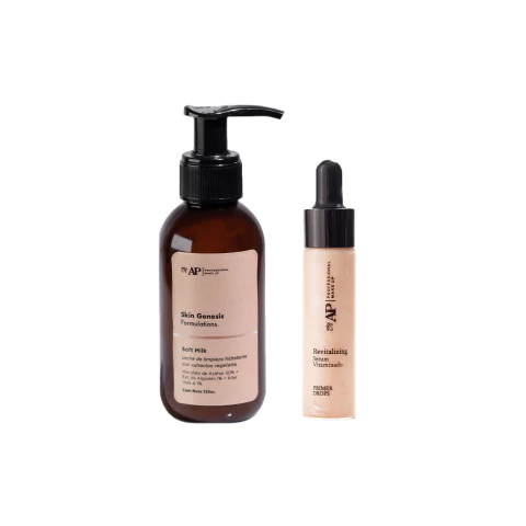 Set Skincare: Soft Milk + Revitalizing Lumiere + Eco Pad AP