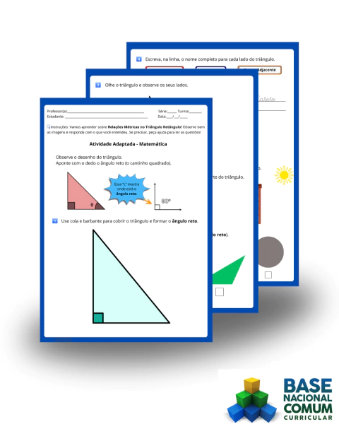 Relações Métricas no Triângulo Retângulo - Alfabetização - comprar online