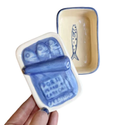 Pote Sardinhas Cerâmica Artesanal - comprar online