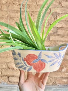 Cesta Para Servir Pães em Cerâmica