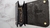Cartera Soho negra lisa con tapa croco herrajes plateados - Bow Bags