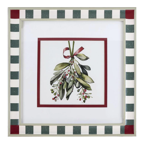 Quadro Decorativo - Flores Natalinas II
