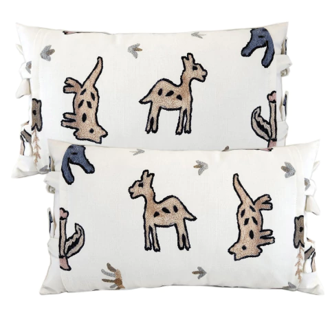 Almofada Decorativa CL Fauna Bone Amarrada - Rim