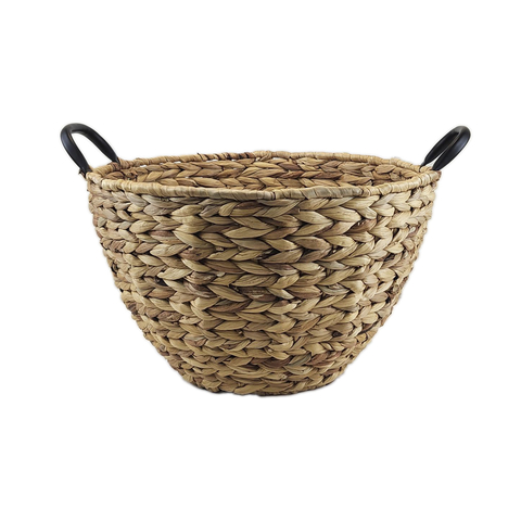 Cesta de Fibra Natural com Alças - P