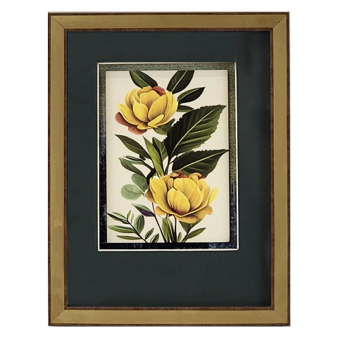 Quadro Decorativo - Postais Florais VI