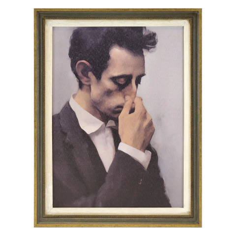 Quadro Decorativo - Lavabo Masculino II