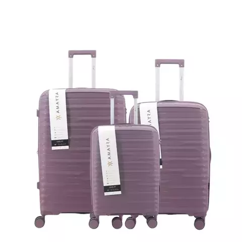 Set x 3 Valija Rigida Amayra Purpura - comprar online