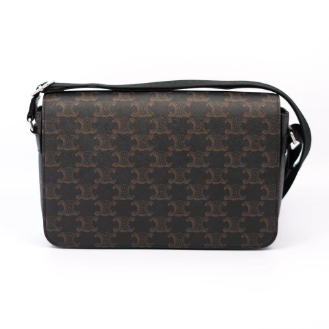 Celine Bolsa Mensajera Lona Trimphe - comprar en línea