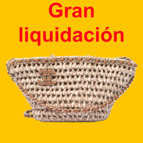 Chanel Bolso shopping pequeño de crochet - comprar en línea