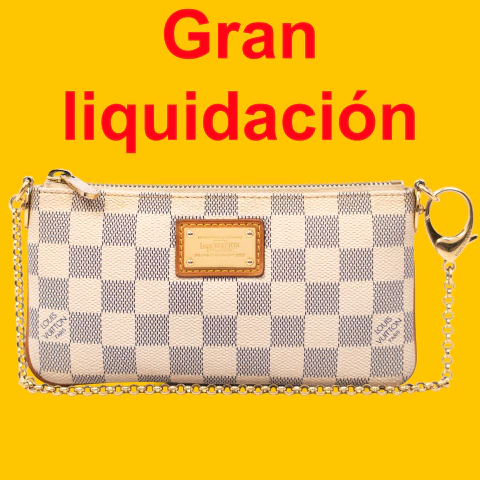 Louis Vuitton Milla MM Damier Azur Canvas - comprar en línea