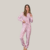 Flower Pijama Longo Manga Longa Malha - comprar online