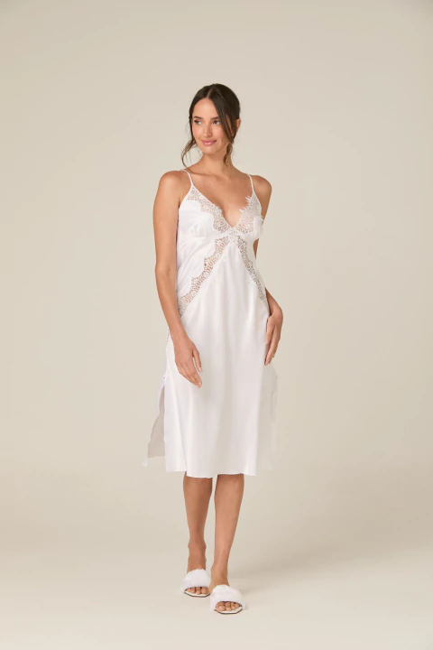 Marriage Camisola Midi Alça Cetim - comprar online