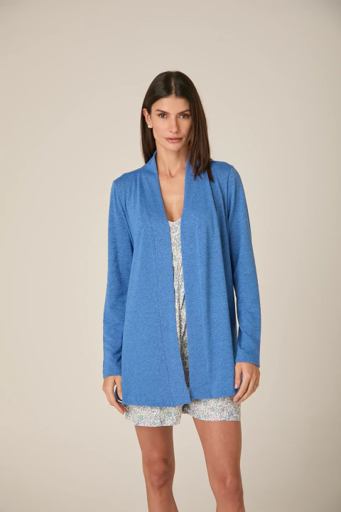 Casaco Manga Longa Tricot Mist - Mist