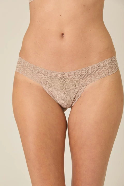 Lace Mist Calcinha Tanga Renda - Mist