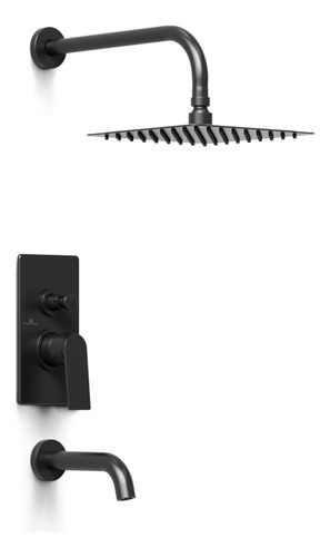 Griferia Ducha Monocomando Hidromet Raptor 9403negr
