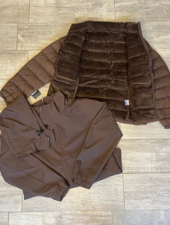 Imagen de Campera de Dama 2 en 1 Chocolate