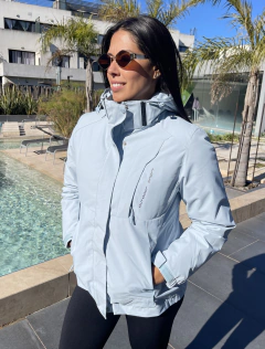 Campera de Dama 2 en 1 Celeste