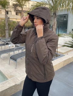 Campera de Dama 2 en 1 Coffe - indumentaria diamante