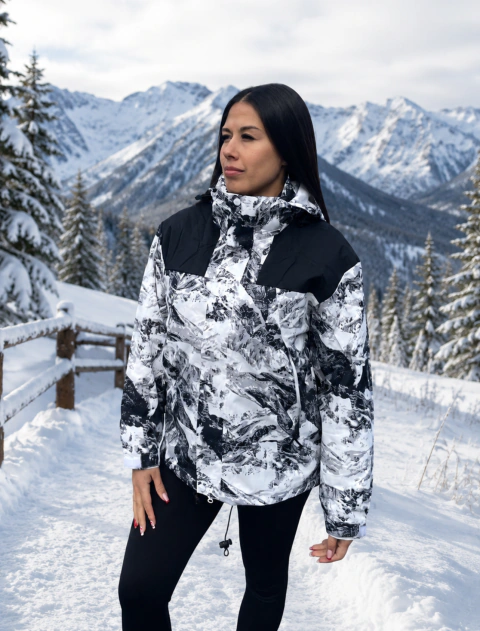 Campera 2 en 1 - Unisex Nevado Blanco.