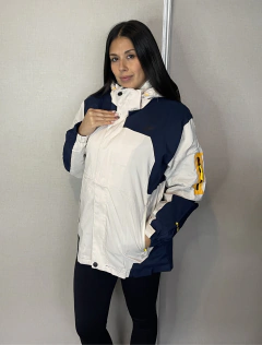 Campera de Dama 2 en 1 - (Beige/azul) - comprar online