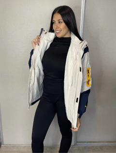 Campera de Dama 2 en 1 - (Beige/azul) en internet