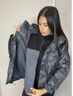 Campera TnF 2 en 1 - Unisex Nevado Negro. - comprar online
