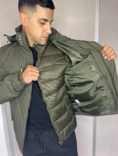 Campera de Hombre 2 en 1 Verde Oscuro - indumentaria diamante