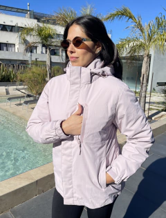 Campera de Dama 2 en 1 Rosa pastel