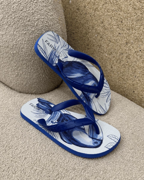 Chinelo Jangada Tucano Azul Farm Apé
