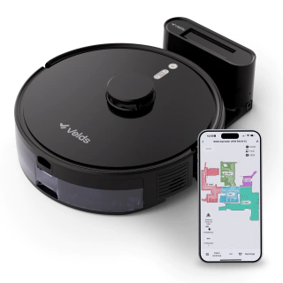 Robô Aspirador Velds RALW-C, 3 em 1, Wi-Fi, Mapeamento via App, Navegação LiDAR, Bivolt