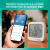 Sensor Inteligente Wi-Fi de Temperatura e Umidade Velds, Display Digital, Branco - VELDS