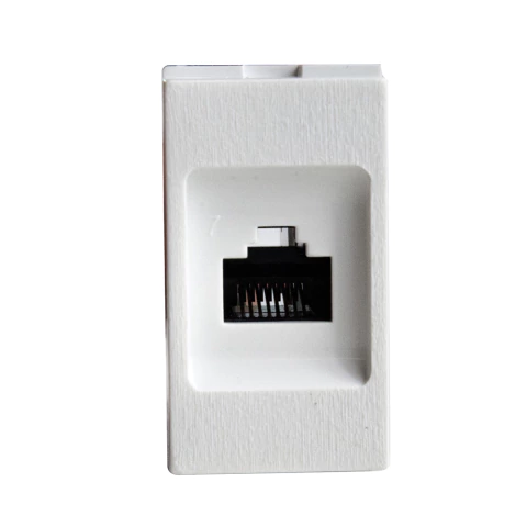 Modulo toma rj45 cat.5 blanco linea verona platinum
