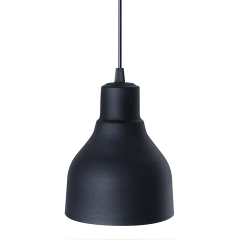 Colgante metalico diam. 15cm altura 18cm negro (ROLUX)