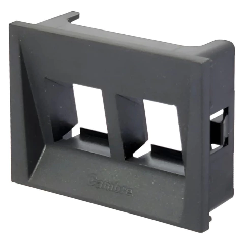 Caja de Aloje Doble Gris para Módulos RJ45 y RJ11 Cambre 7974 - comprar online