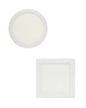 Panel Plafón LED 6W/12W/18W/24W Aplicar/Exterior Blanco (SICA) - comprar online