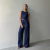 Cropped Linho Marcella - Azul Marinho - Be Fancy - Vista o seu momento