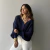 Blusa Tricot Azul Marinho – Dany na internet