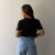 T-Shirt Preto Básica – Camile - Be Fancy - Vista o seu momento
