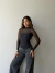 Cropped Preto Tomara Que Caia – Alice
