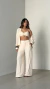 Calça Pantalona Bege – Fiorella na internet