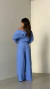 Calça Pantalona Azul – Fiorella - loja online