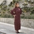 Vestido Afetos - Bordô - comprar online