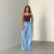 Calça Jeans Claro Pantalona – Ivy - loja online
